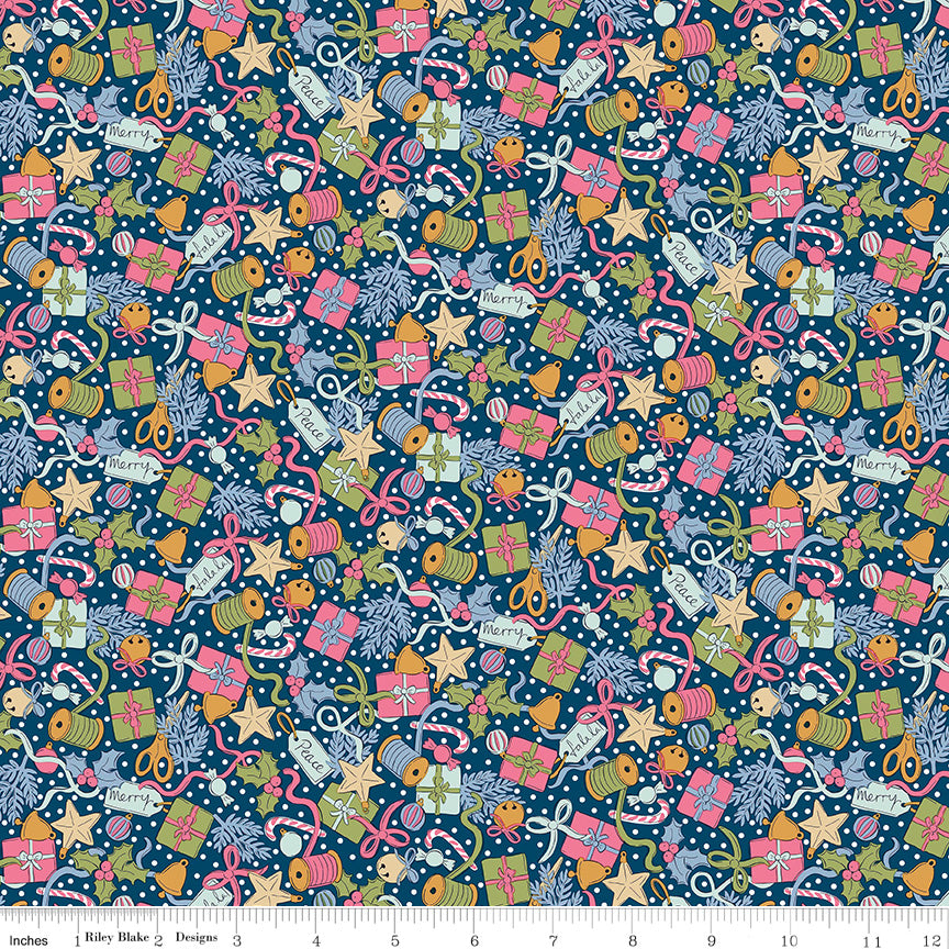 FESTIVE GREETINGS Festive Gifting B Yardage