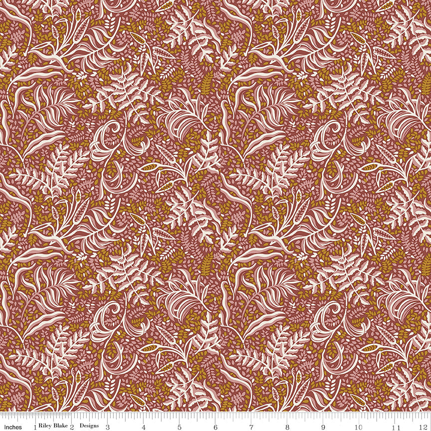Liberty Autumn Woodland Rustling Grasses C Yardage