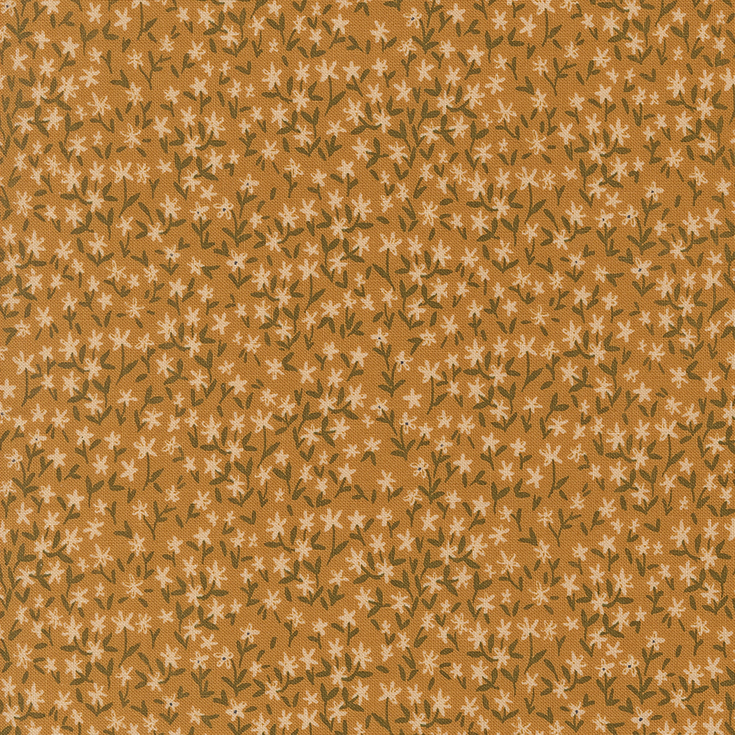 AUTUMN FOREST Golden Withering Daisy Yardage