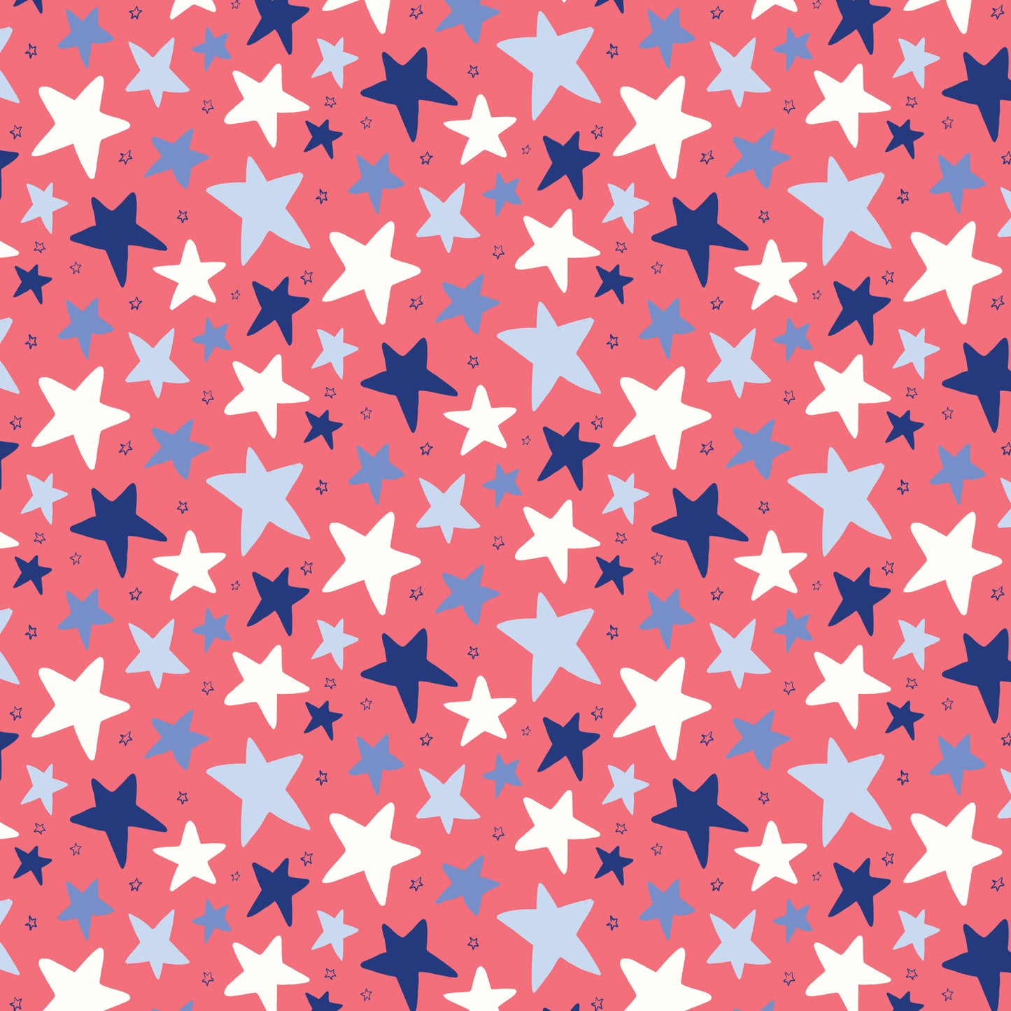 STARS STRIPES & SUN Stars Spangled Red Yardage