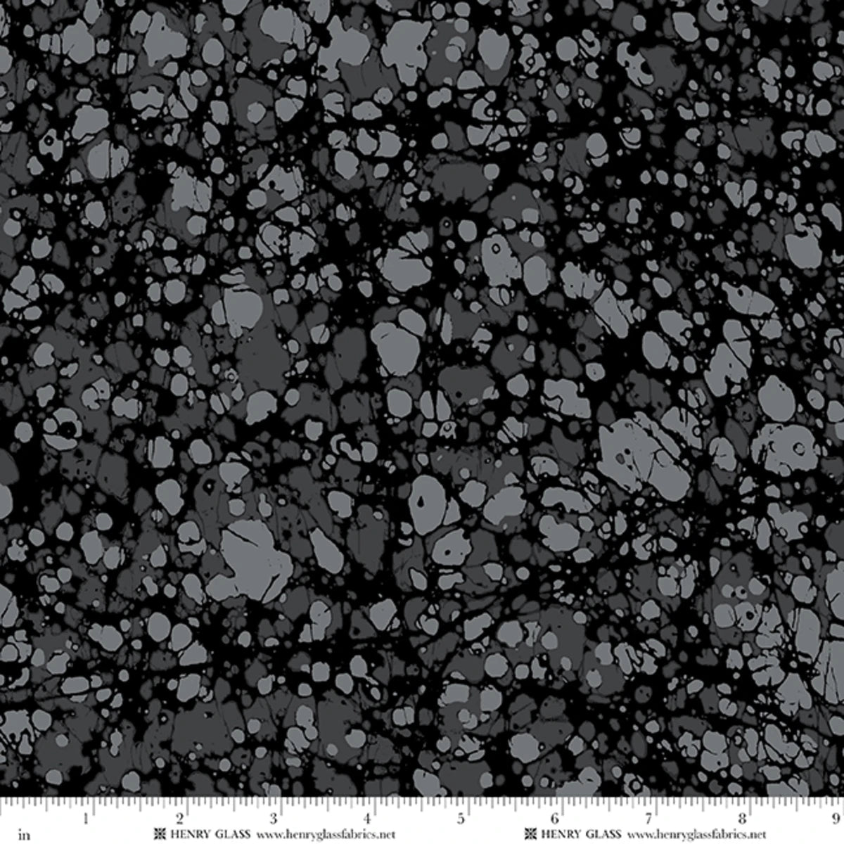 CRACKELD MOSAIC Black 108” Wide Back Yardage