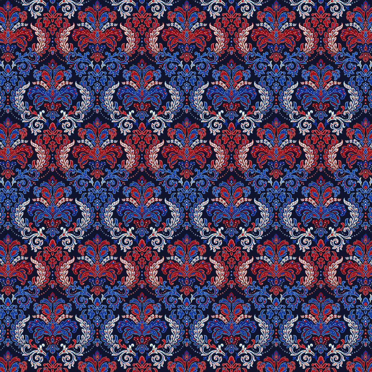 LIBERTY DAMASK Navy 108" Wide Yardage