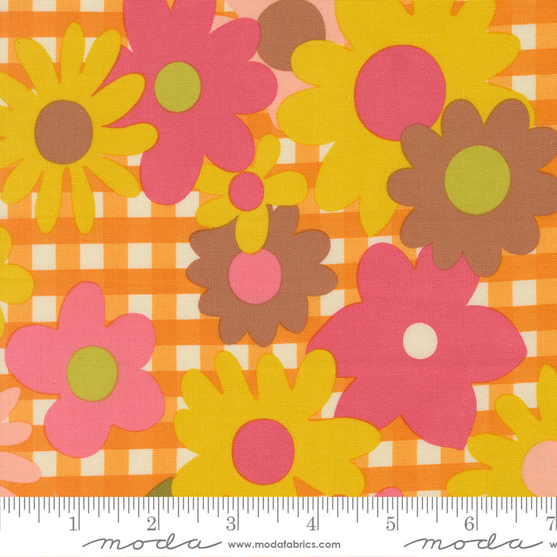HAPPY DAZE Blooming Blossoms Sunrays Yardage