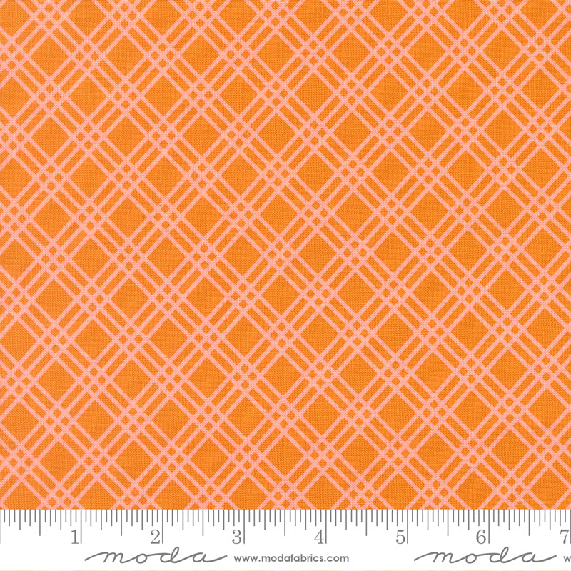 HAPPY DAZE Picnic Plaid Sunrays Yardage