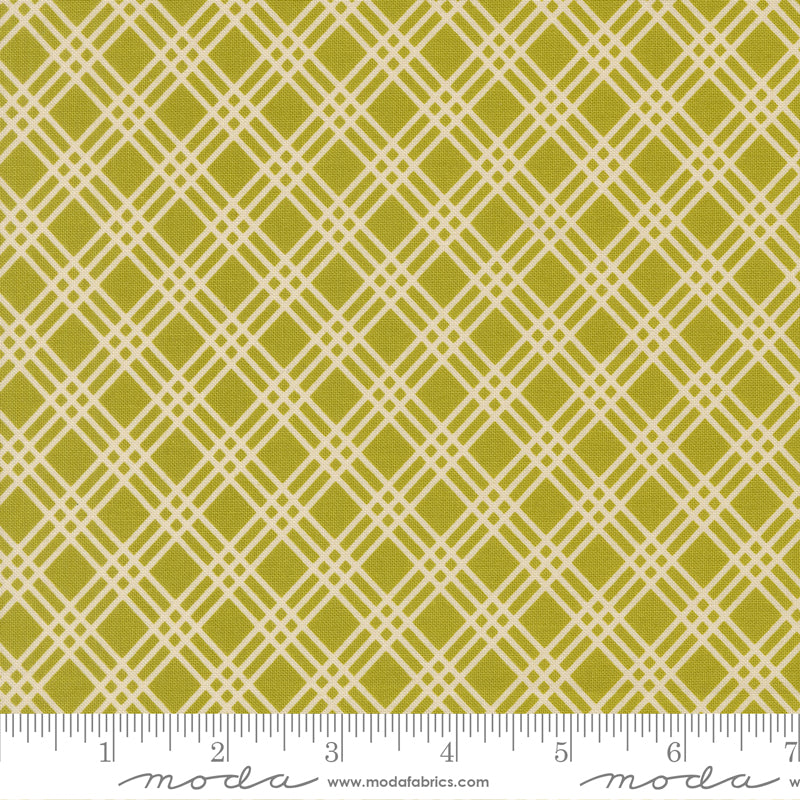HAPPY DAZE Picnic Plaid Grass Yardage