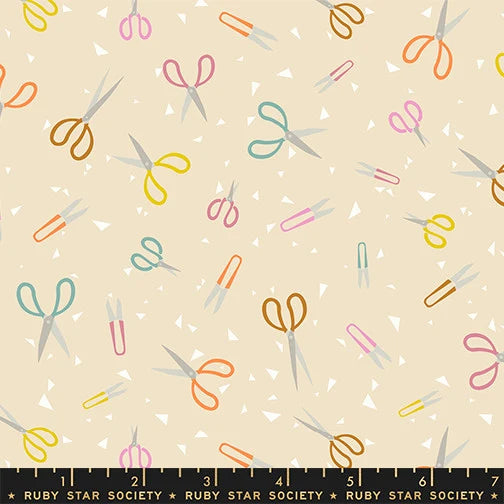 PAPER CUTS 2 Snip Snip Parchment Yardage