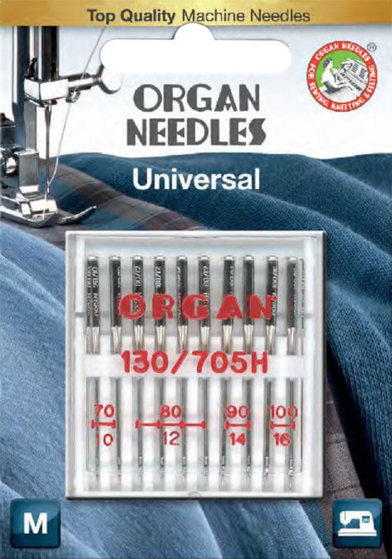 Universal Needles Assorted 10ct Organ Needles#1