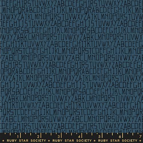 MEMENTO Prussian Alphabet Yardage