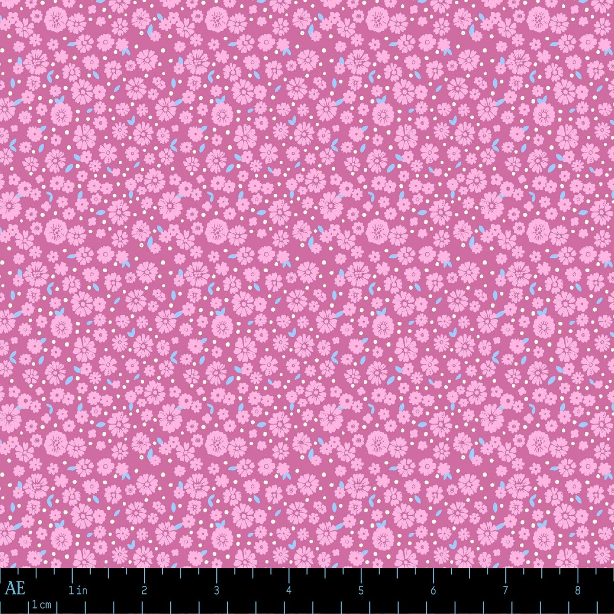 August ElleryPetite Fleur Rose Macaron Yardage