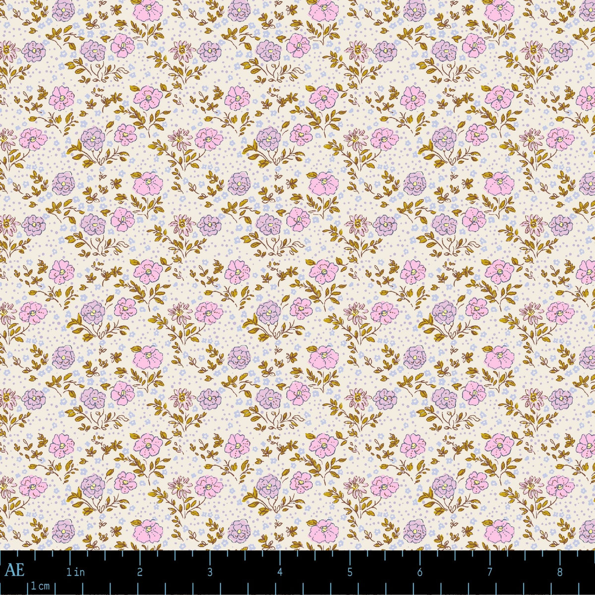 August Ellery Tearoom Posy Storybook Taffy Yardage