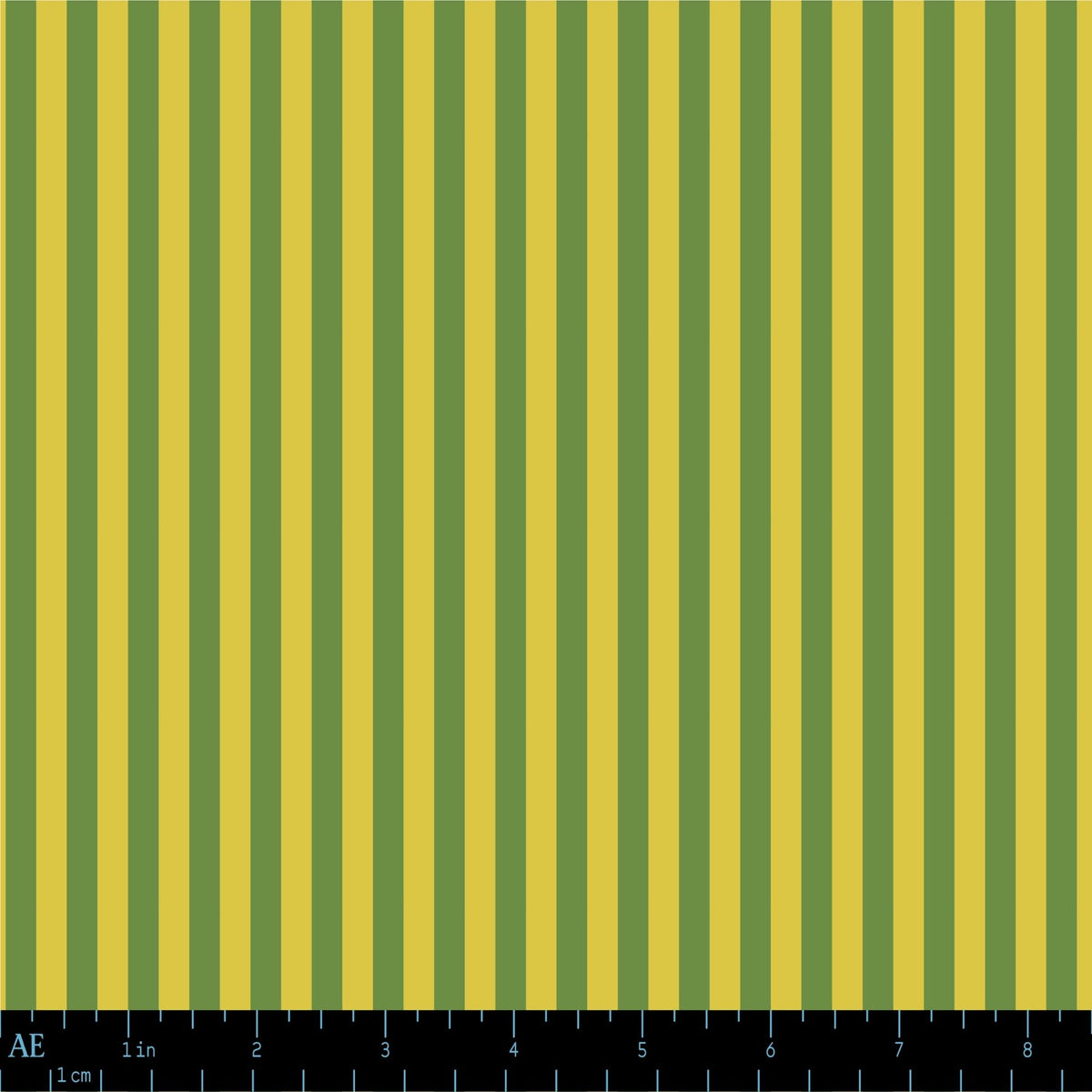 August Ellery Stationer's Stripe: Patisserie Olive Conservatory Yardage