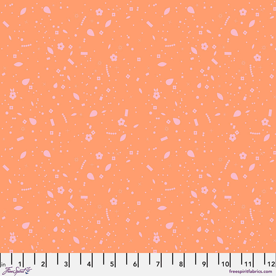 MARKET DAYS Baubles and Bits Coral Yardage