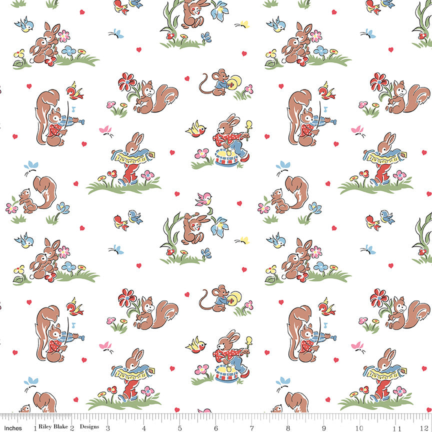 LOVE NOTES Main Pink Yardage