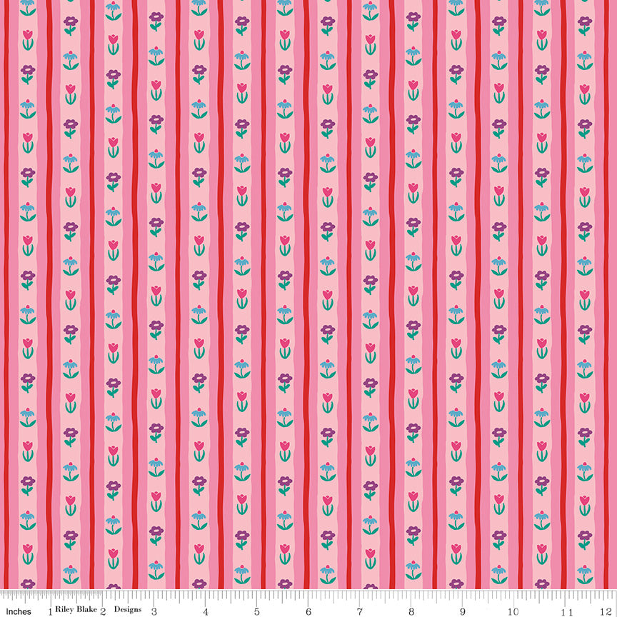 THE GENESIS OF A JOURNEY Bavarian Rose Yardage