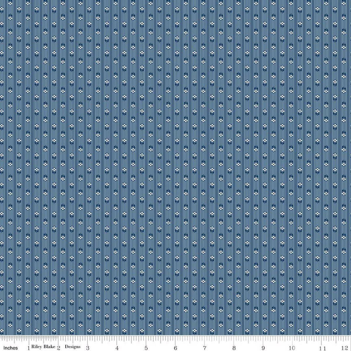 Denim & Daisy Stripes Denim Yardage