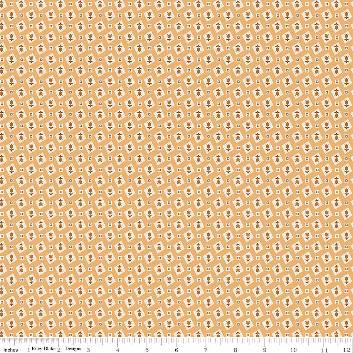 Denim & Daisy Tulips Daisy Yardage