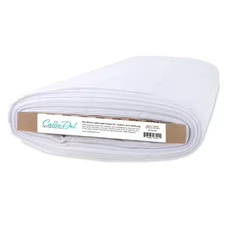 Non-Woven Lightweight Fusible 2-1/2in Quilter's Grid Interfacing 48in x 25yds