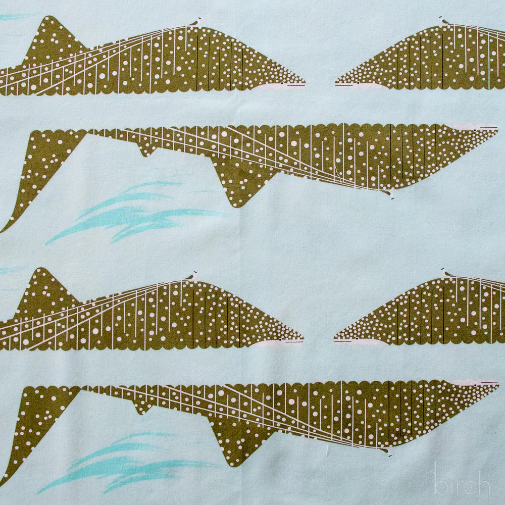 CHARLEY HARPER COSTAL VOL 2 Whale Shark Poplin Yardage