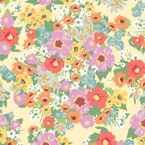 THE CUR8TOR GARDENISTA Wild Flora Spring Yardage