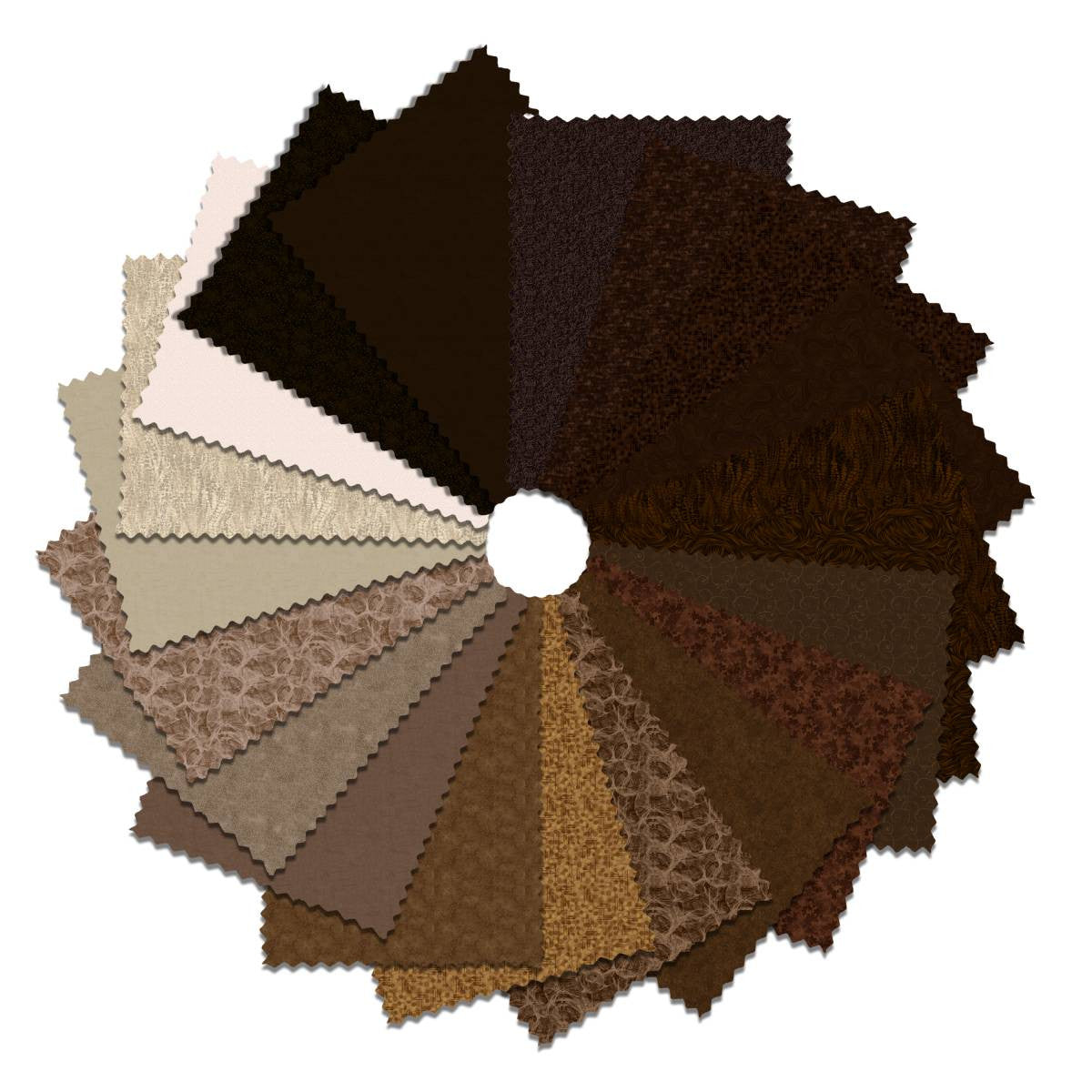 I'VE GOT HUE, BABE Chocolatier 10" Charm Pack