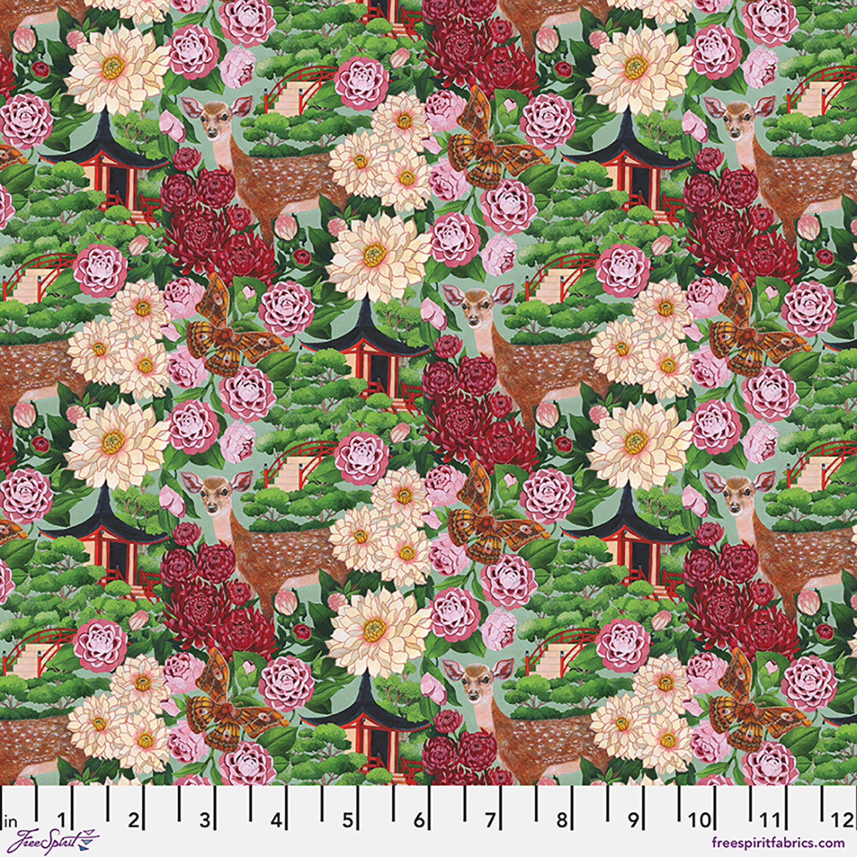 SECRET GARDEN Deer Green Yardage