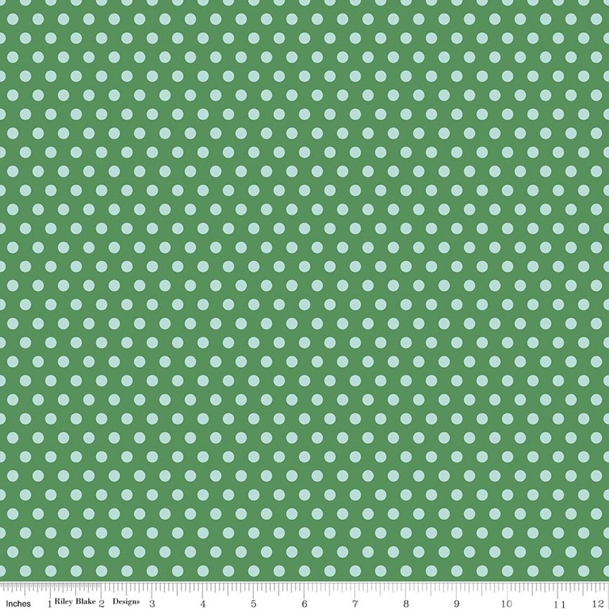 SERENDIPITY 2 Dots Green Yardage
