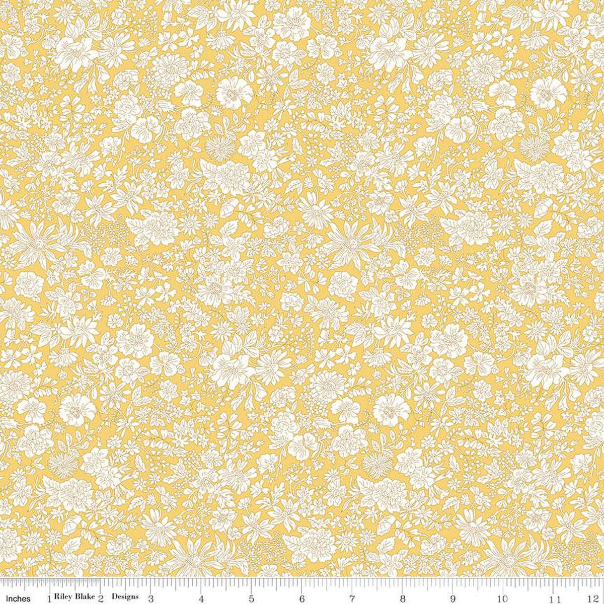 EMILY BELLE Sunshine Yellow Yardage