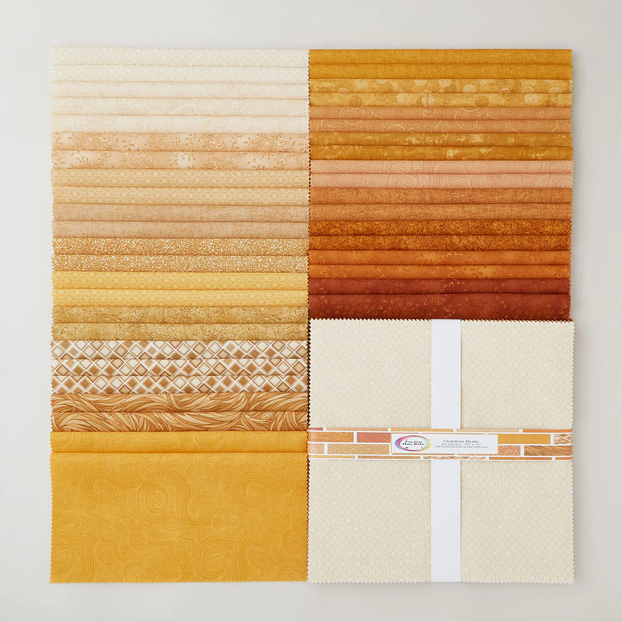 I'VE GOT HUE, BABE Golden Rule 10" Charm Pack