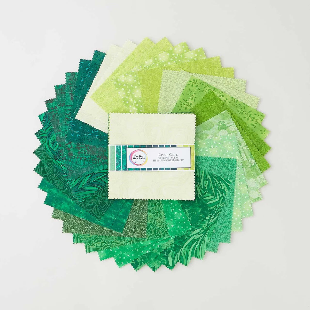 I'VE GOT HUE, BABE Green Giant 5" Charm Pack