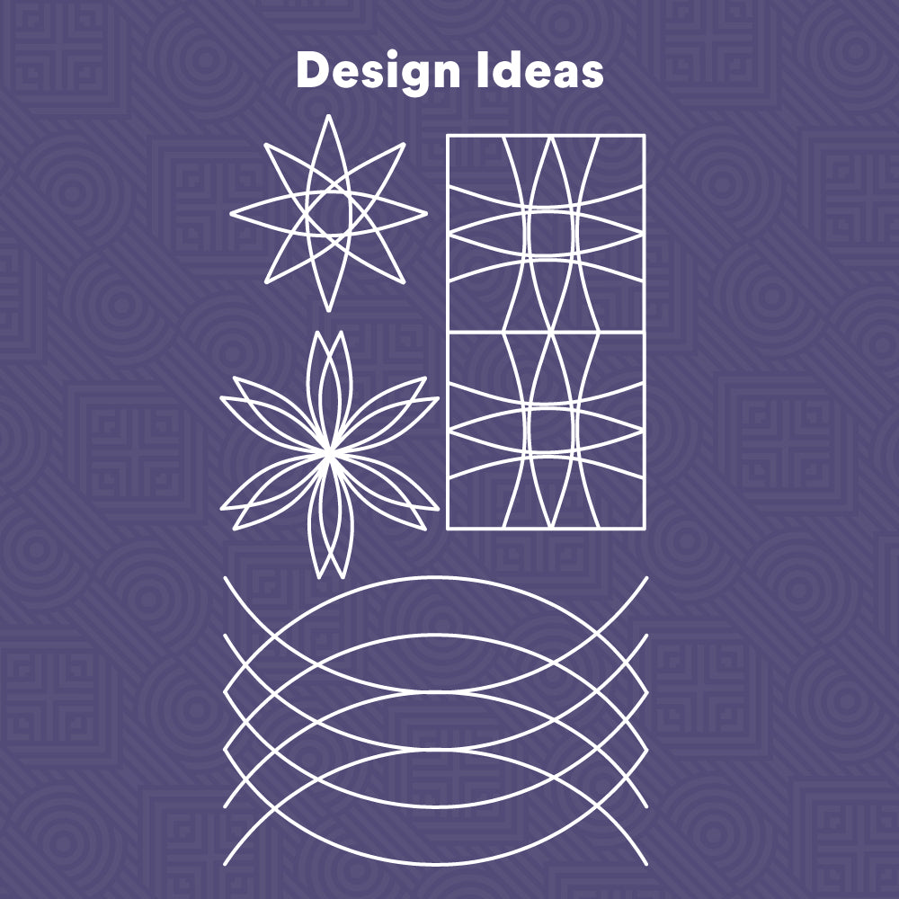 Concave Curves Template - Handi Quilter Ruler