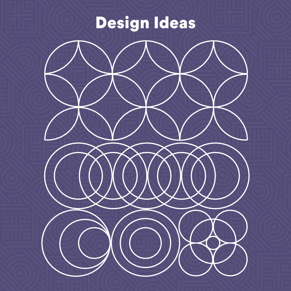 Solid Circle Ruler Set (of 5) - Handi Quilter Ruler