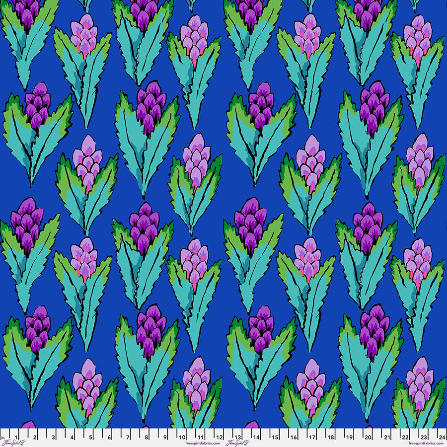 2 1/4 yards KAFFE FASSETT COLLECTIVE Hyacinth Blue Remnant