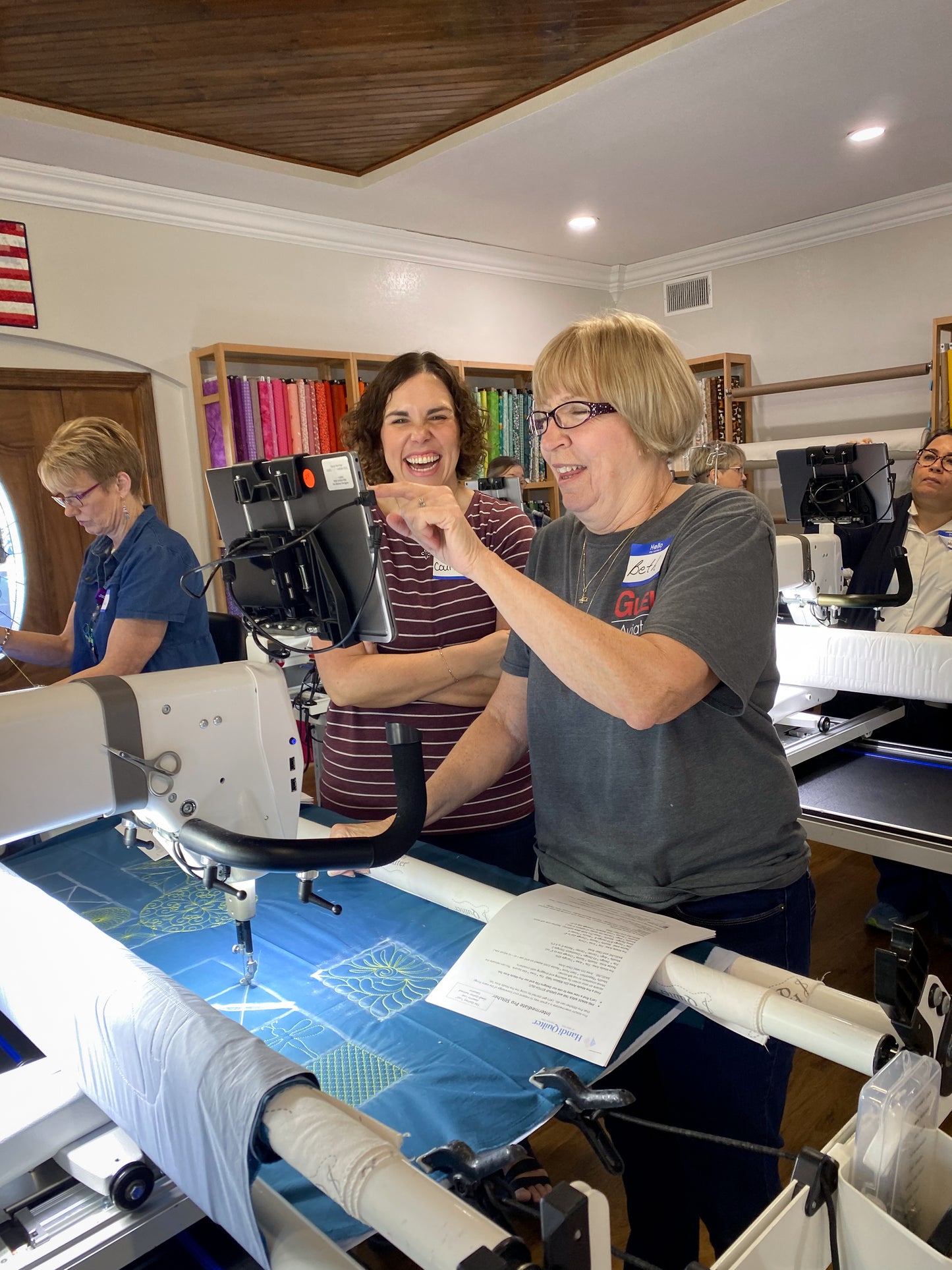 All-Day Intermediate Pro-Stitcher with Blossoms Project