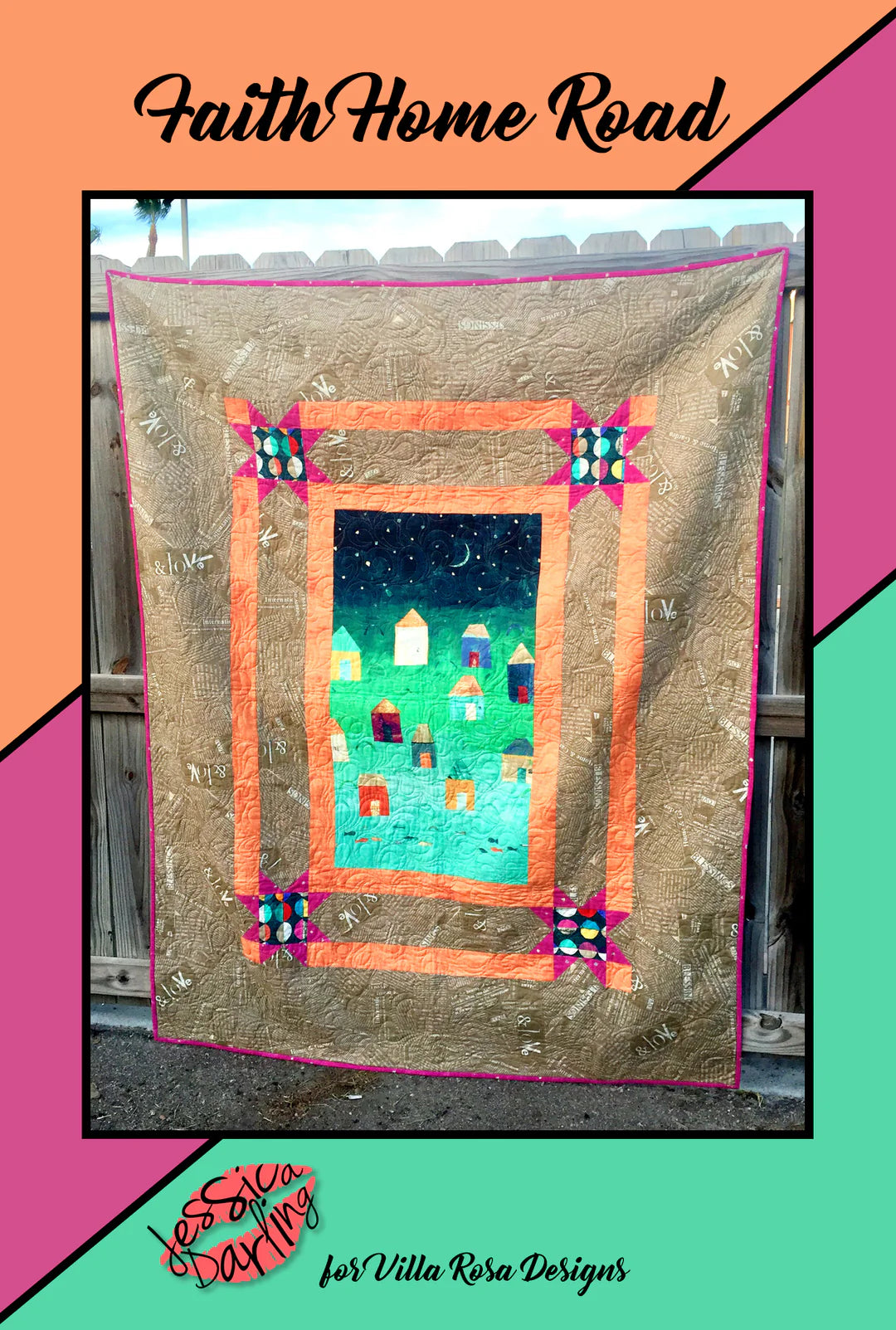 Faith Home Road Pattern Digital Download
