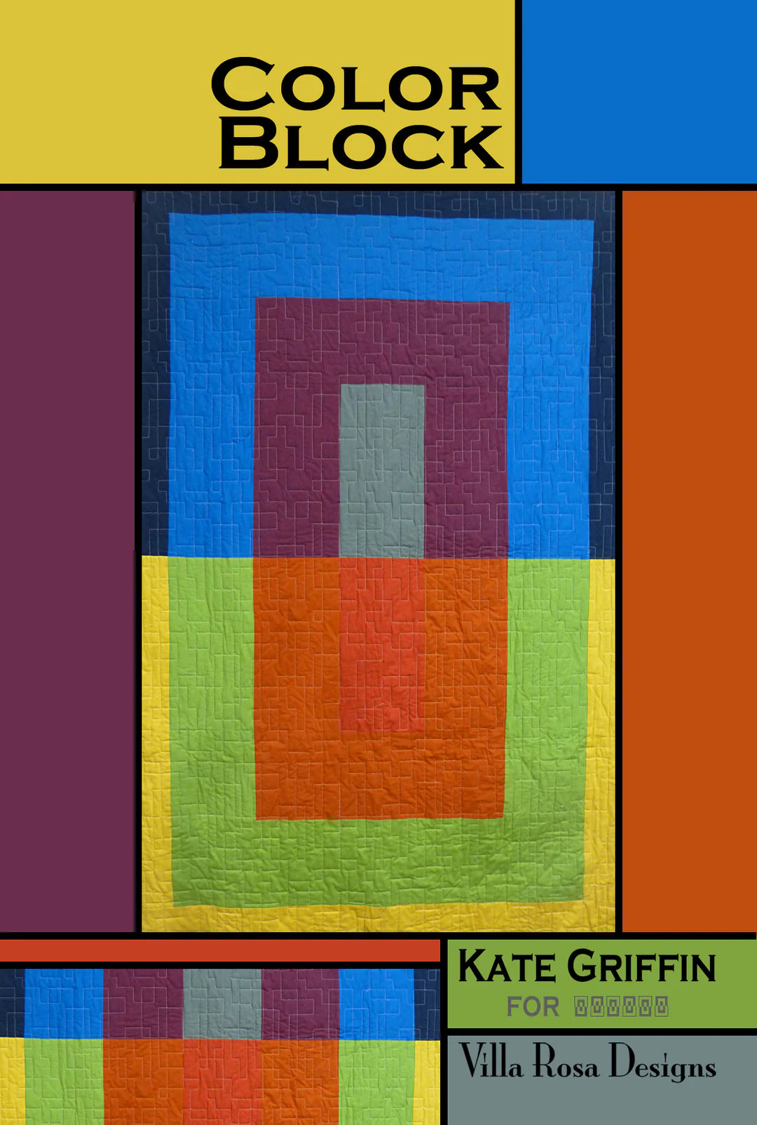 Color Block Pattern Digital Download