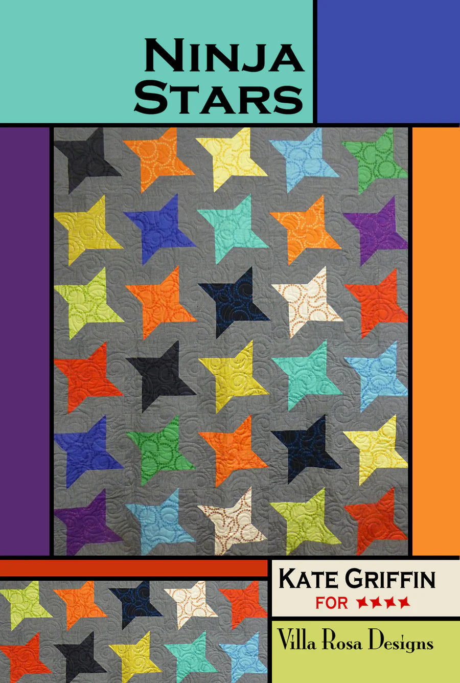 Ninja Stars Pattern Digital Download