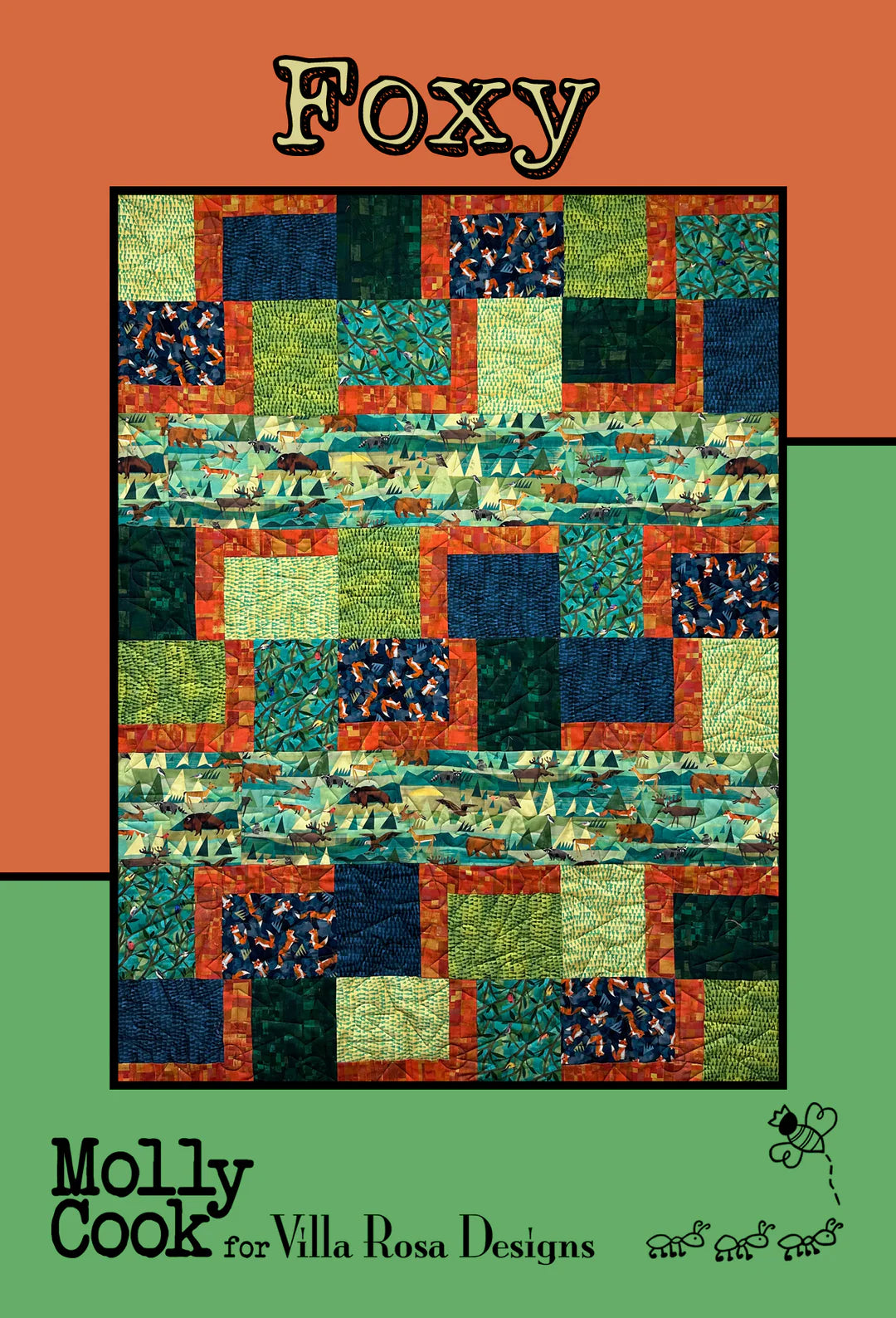 Foxy Pattern Digital Download