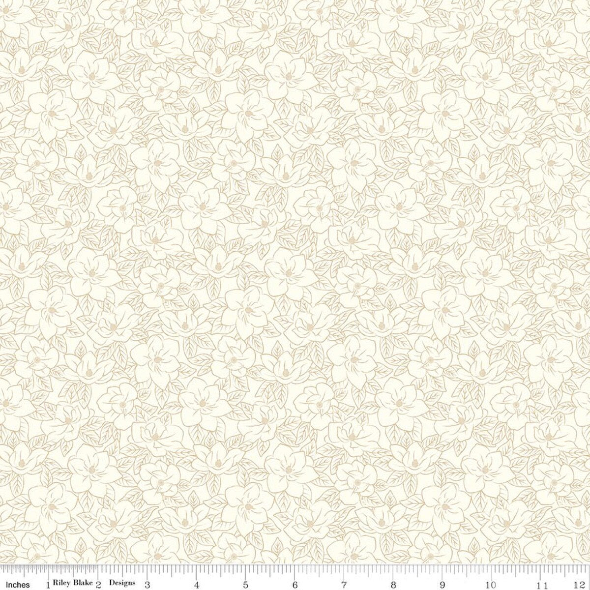 SOUTHERN CHARM Magnolia Tonal Cloud Yardage