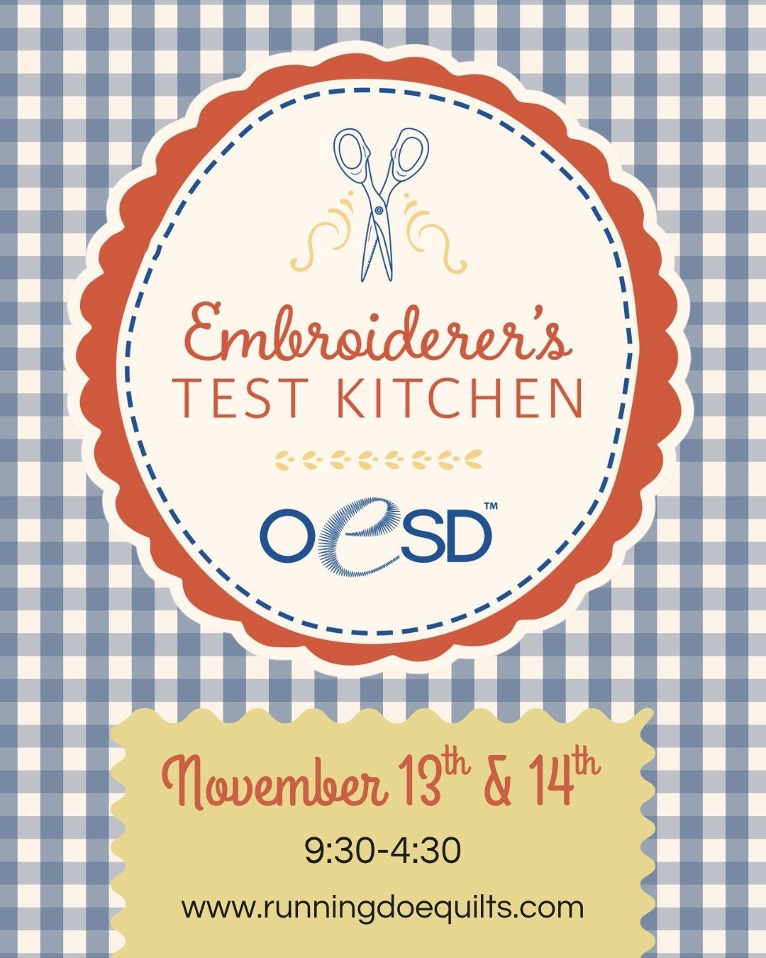 OESD Test Kitchen November 13th