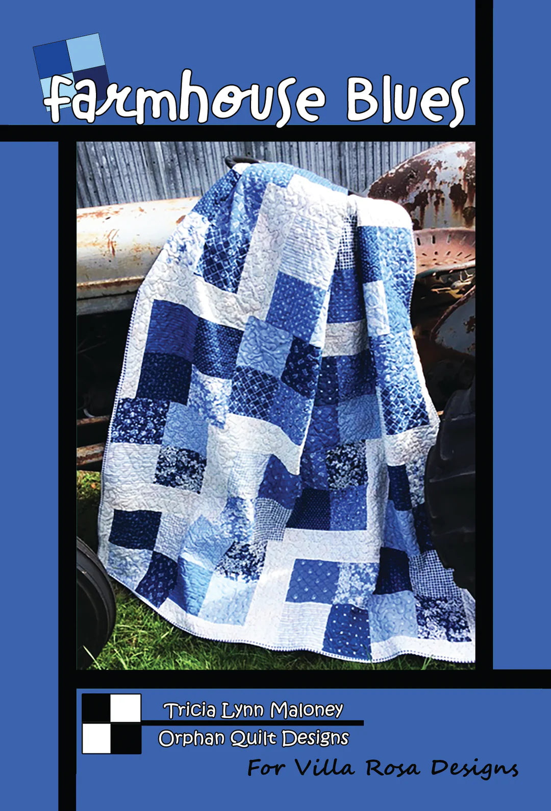 Farmhouse Blues Pattern Digital Download