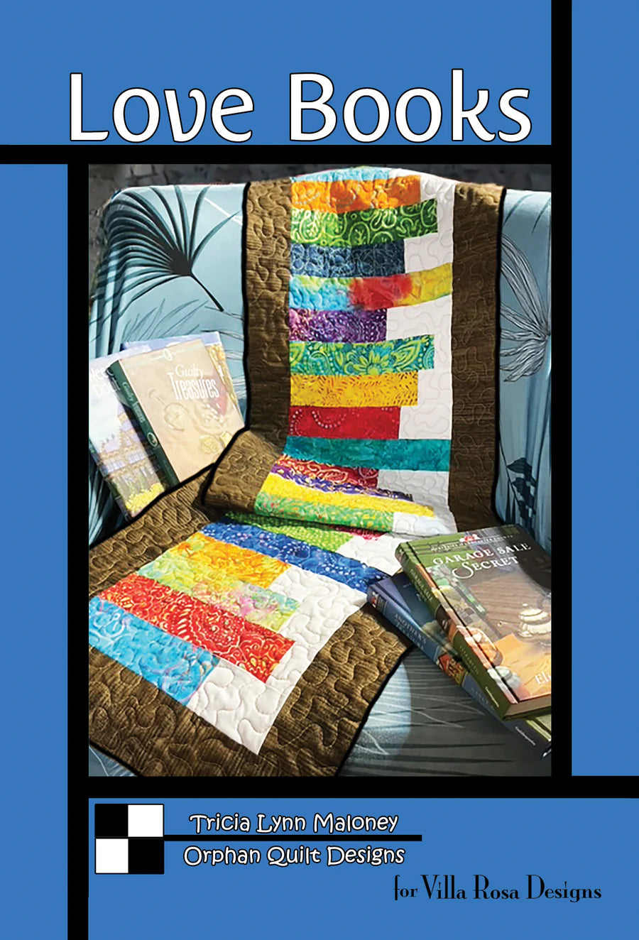 Love Books Pattern Digital Download