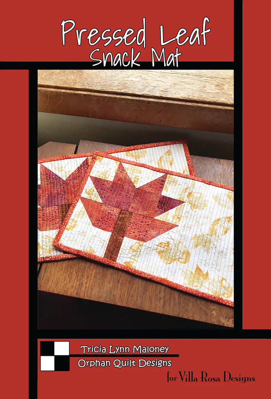 Pressed Leaf Snack Mat Pattern Digital Download