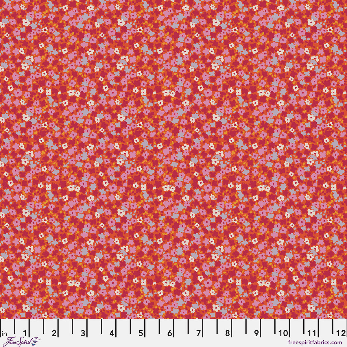 PETITE PRINTS Ditzy - Watermelon Yardage