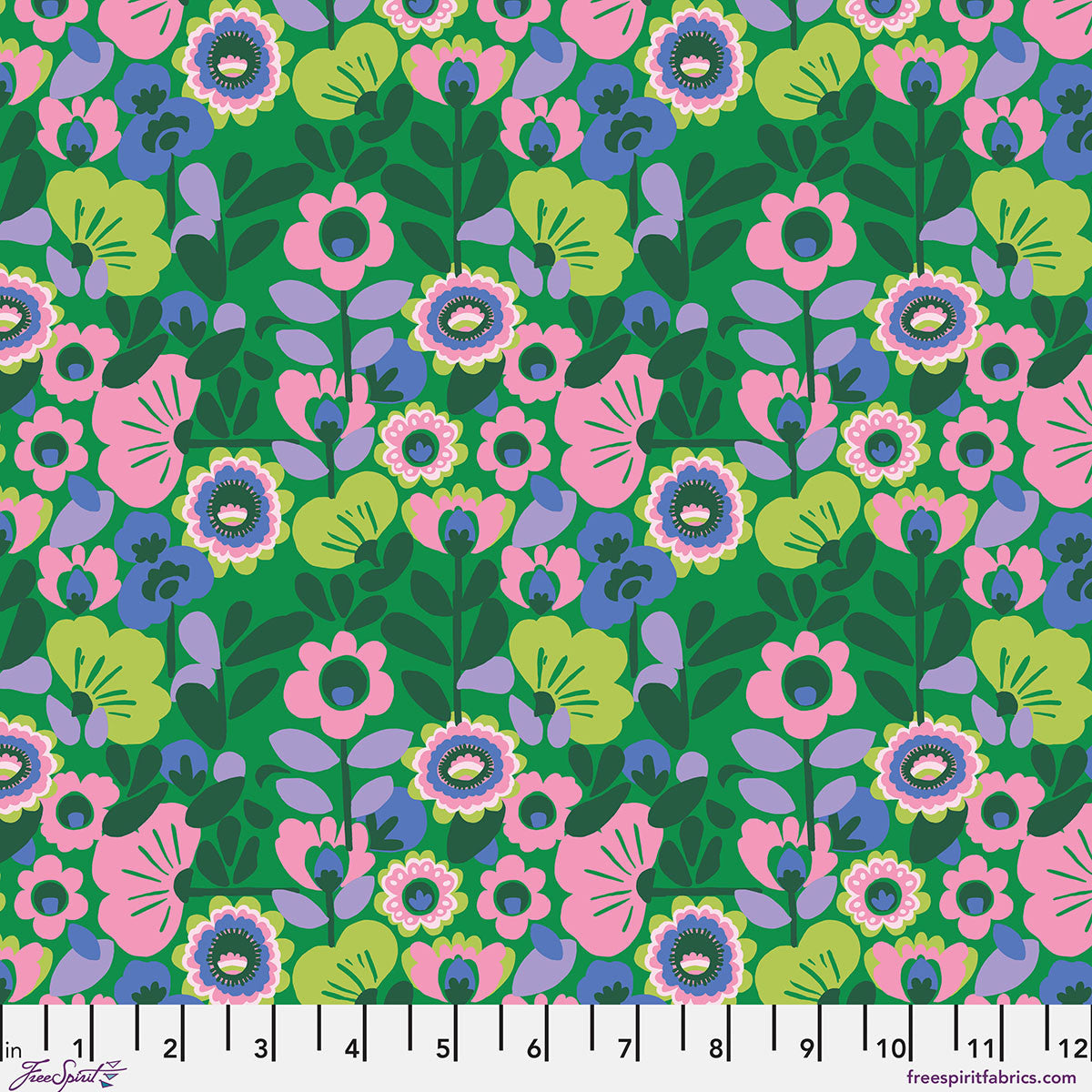 STANNIE & LLOYD Cucumber Sandwich - Basil Yardage