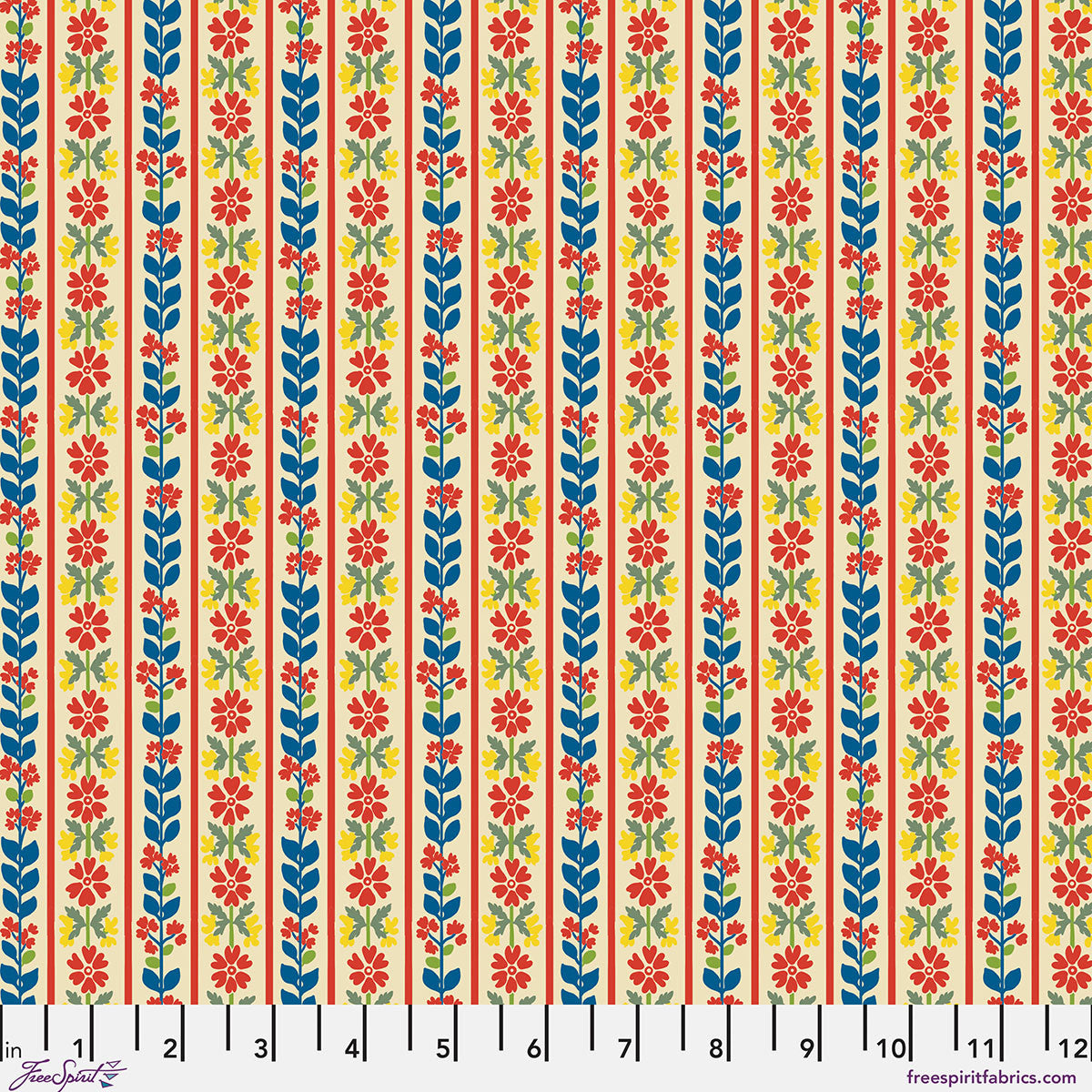 STANNIE & LLOYD Stripe - Tea Yardage