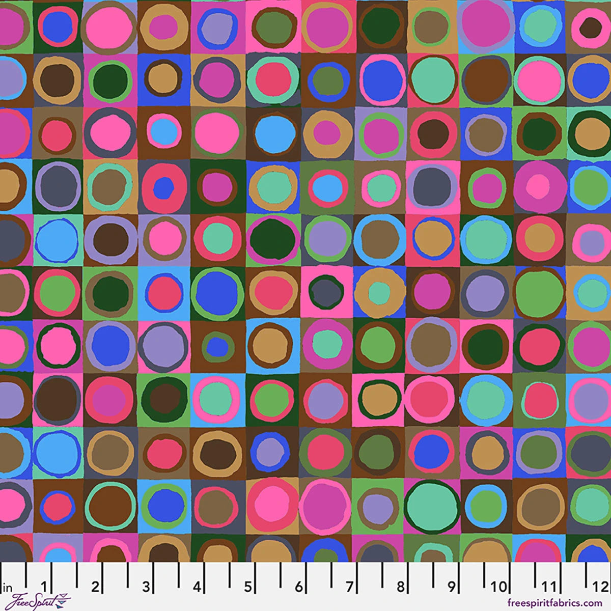 KAFFE COLLECTIVE AUG 2026 Tiddlywinks - Emerald Yardage