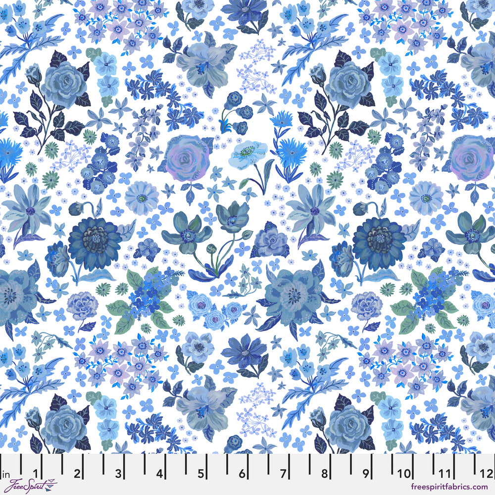 PASTORAL SYMPHONY Blue Dreams - Blue Yardage