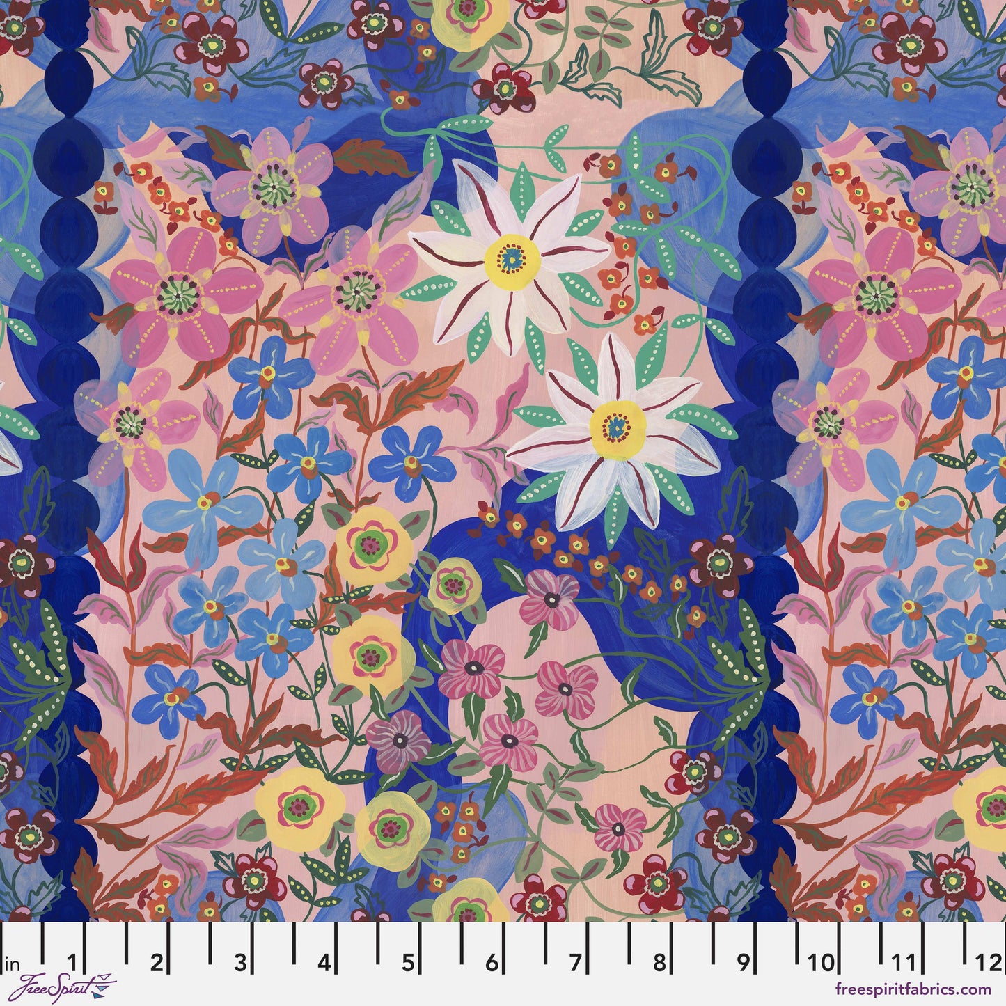 PASTORAL SYMPHONY Blooming Garden - Romantic Yardage