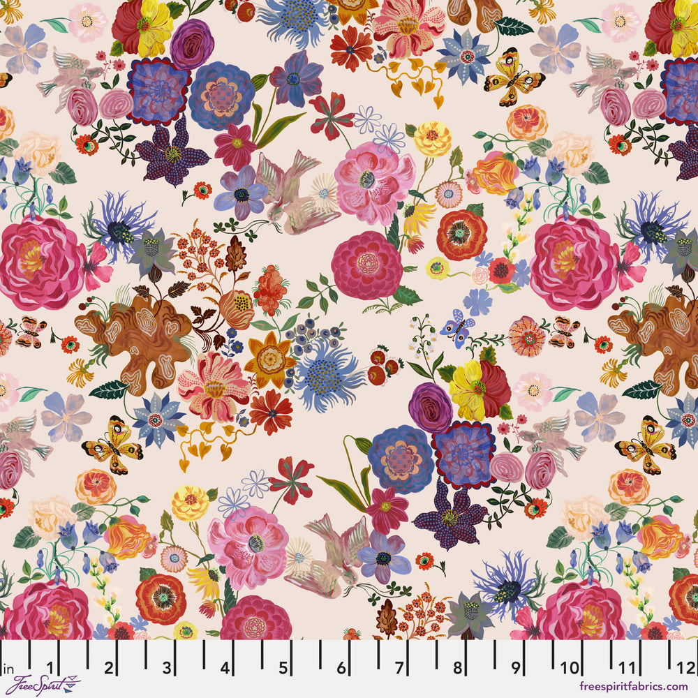 PASTORAL SYMPHONY Folk Dream - Peach Yardage