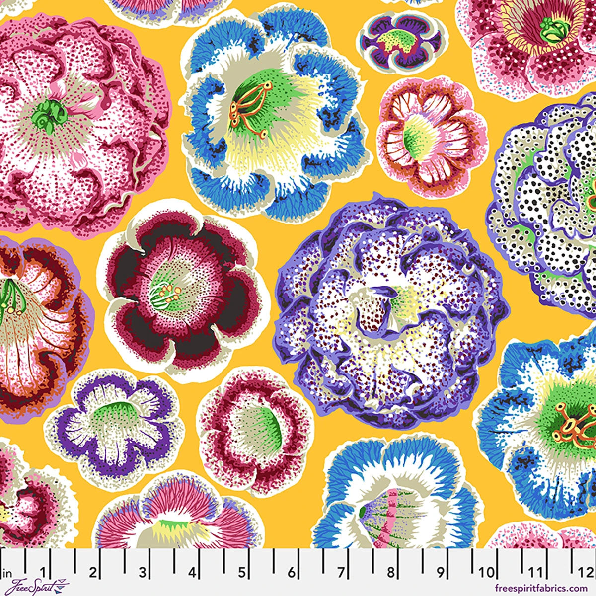 KAFFE COLLECTIVE AUG 2026 Helen - Yellow Yardage
